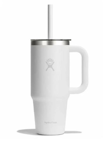 Picture of 24OZ TRAVEL TUMBLER CLEAR LID WHITE